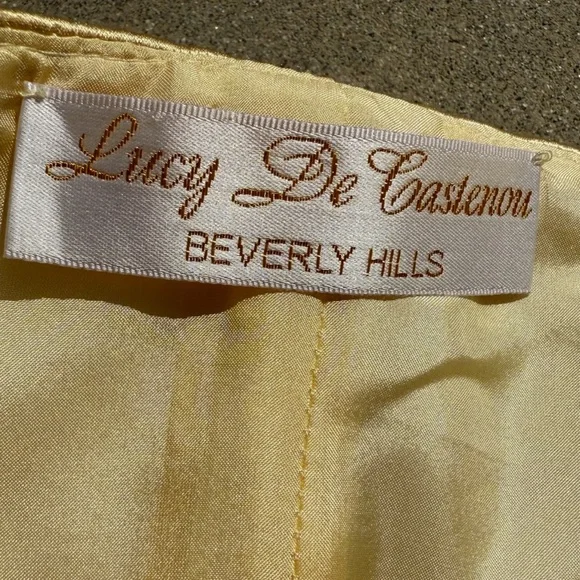 Lucy De Castenou custom 3-pc skirt, cami and hand-embellished jacket - size XL - Picture 3 of 12